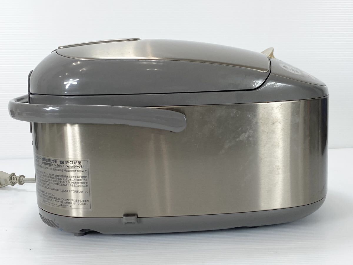 2005年製 ZOJIRUSHI 象印 圧力炊飯器 NP-18CT+2020年製 山善 マイコン炊飯ジャー BP-MS031-B 2台セット 動作品_画像5