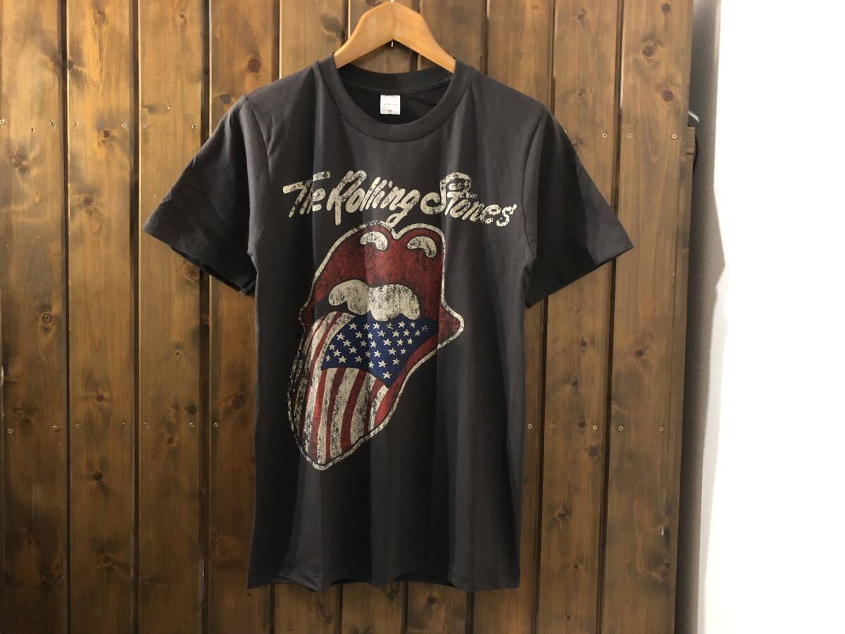 新品●ローリングストーンズ　US 1981 TOUR　ビンテージスタイル　Tシャツ●ブルース/サイケデリック/ロックバンド/ROLLING STONES_画像1