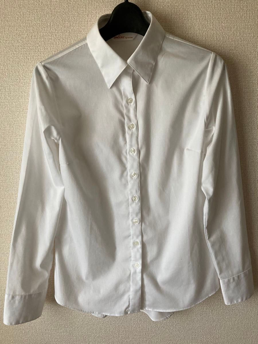 洋服の青山　エヌラインプレシャス　n-line Preciousシャツ 面接 リクルート サイズ9  長袖シャツ 就活