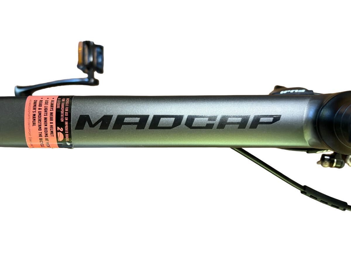 FUJI フジ MADCAP フラットバー ロード バイク Sサイズ マットブラック 自転車 クロスバイク 520mm_画像2