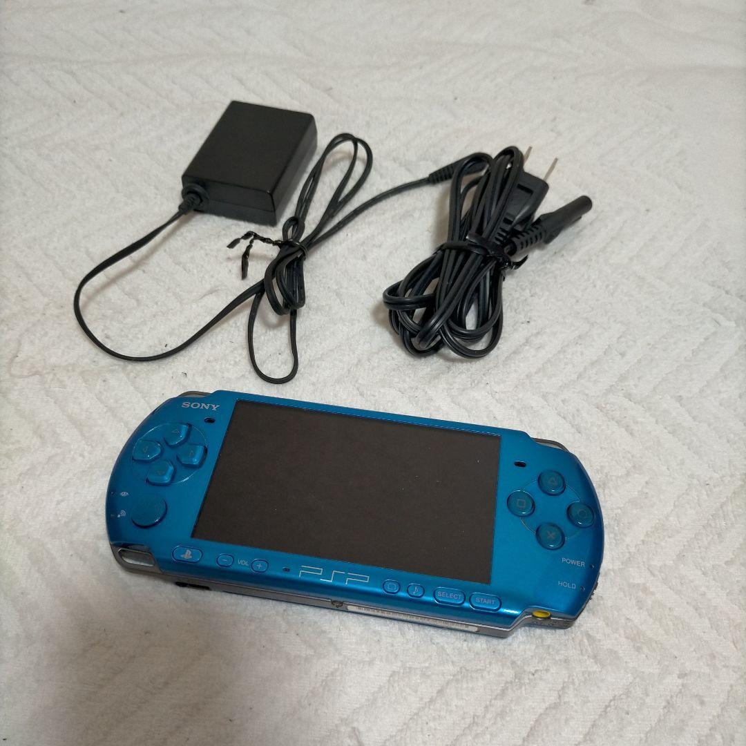 「プレイステーション・ポータブル」 バイブラント・ブルー PSP-3000V_画像1