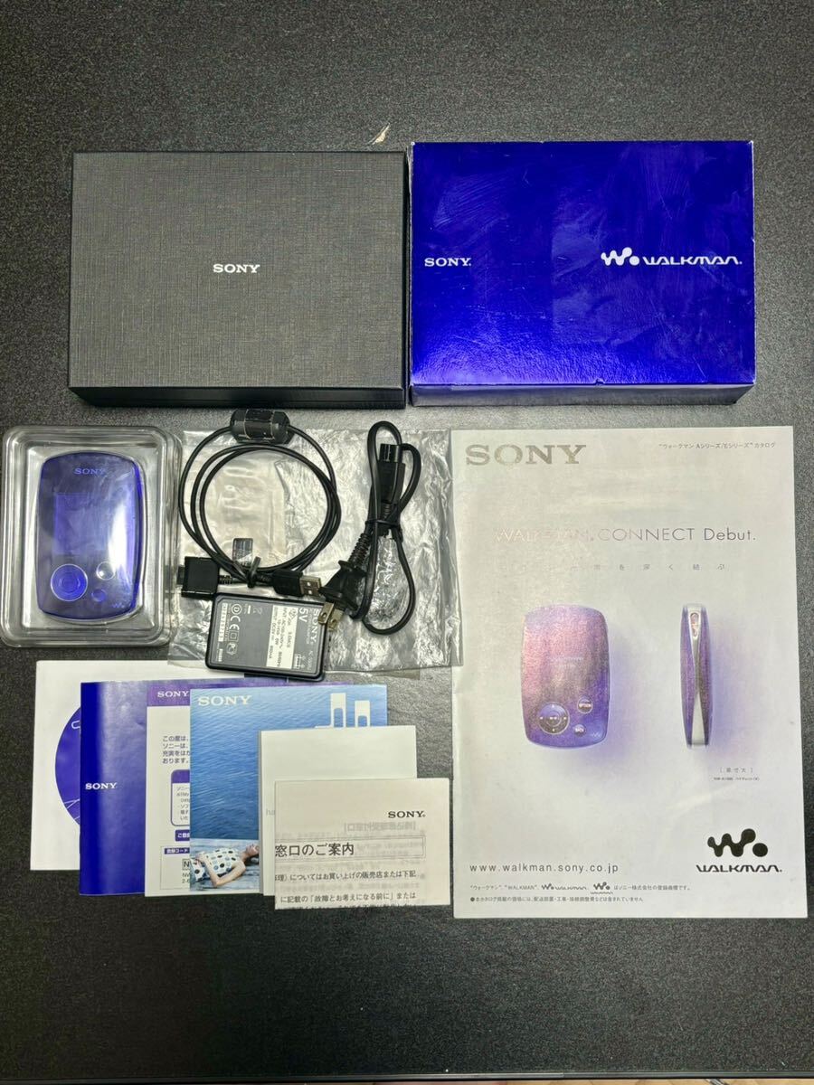 ［SONY ］WALKMAN NW-A3000 Digital Music Player 20GB HDD 通電OK 動作確認済み カタログのおまけ付きウォークマン ソニー の画像1