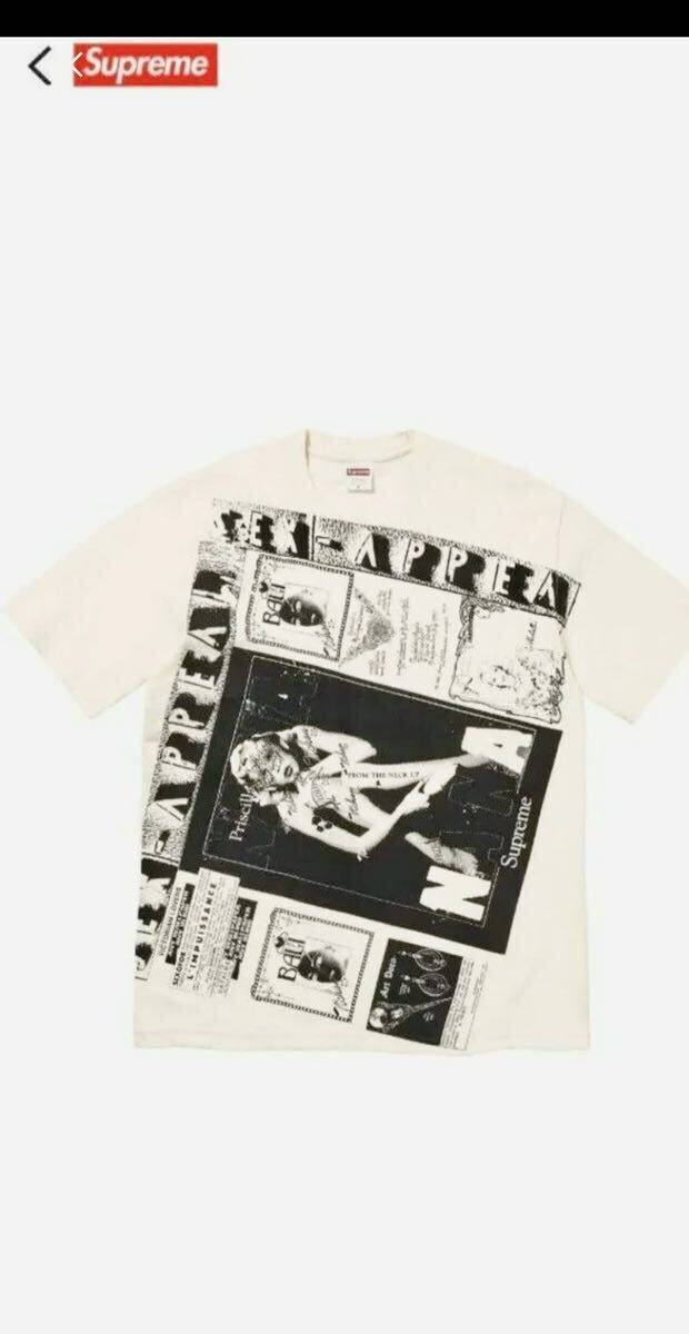 Supreme Collage Tee Natural Mサイズ シュプリーム コラージュ Tシャツ ナチュラル_画像1