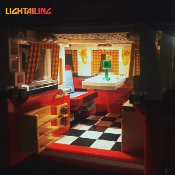 MOC LEGO レゴ クリエイター 10220 互換 フォルクスワーゲン T1 キャンパーヴァン LED ライト キット DL114_画像4