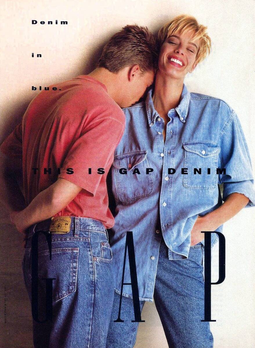 【GAP ギャップ】90年代 ヴィンテージ リネンレーヨン バンドカラーシャツ 大きいサイズ!! （90s vintage 麻レーヨン 着心地◎）の画像9