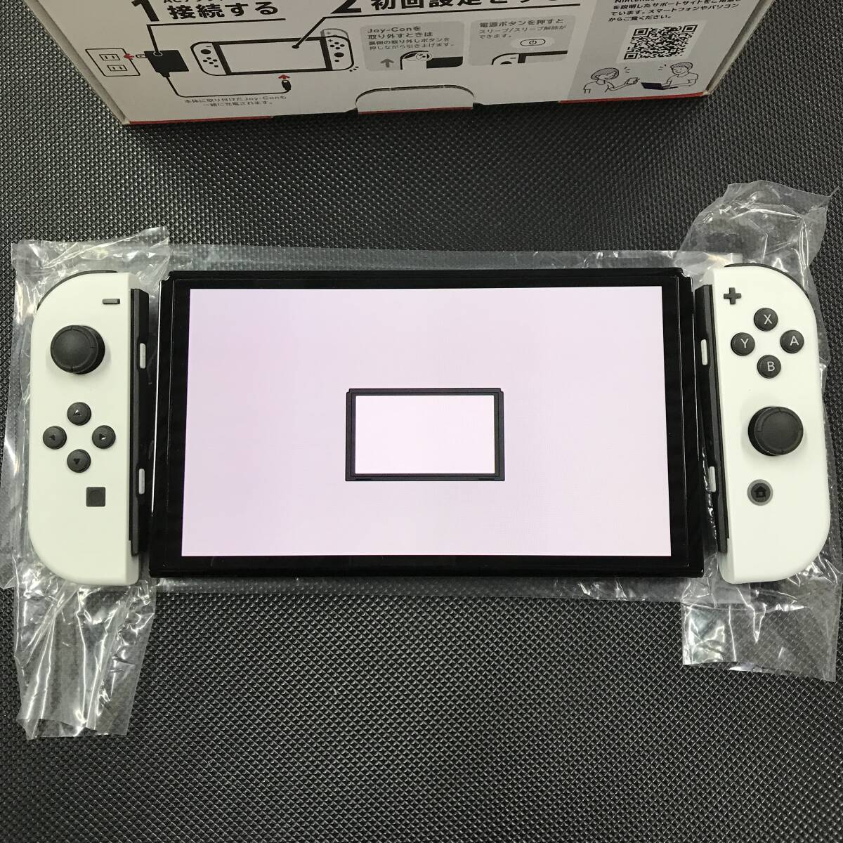 gy162 送料無料！動作品 Nintendo Switch ニンテンドースイッチ 本体 有機ELモデル ホワイト_画像6