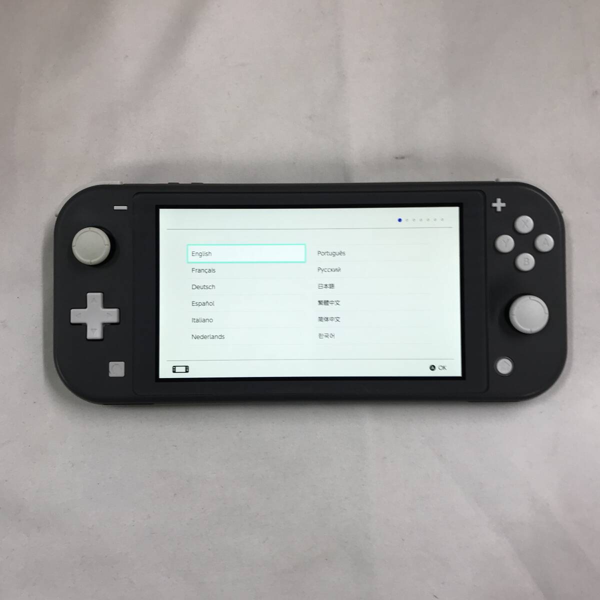 gy331 free shipping! operation goods Nintendo nintendo Nintendo Switch Lite switch light gray body * storage case only 