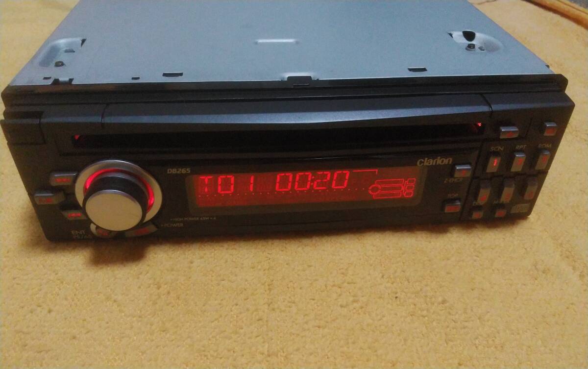 DB265 * Clarion CD deck 1Din operation has been confirmed ... 20 pin coupler attaching..!!!
