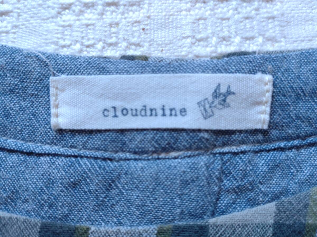 cloudnine シャツワンピース　Ｍ〜Ｌ　チェック_画像3