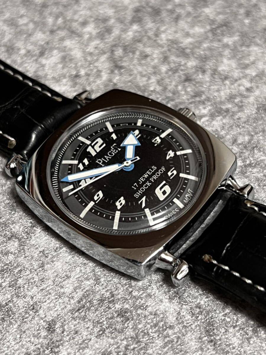ヴィンテージ　ピアジェPIAGET 手巻きメンズ腕時計　17jewels 1980から1989年スイス製 再生品_画像3