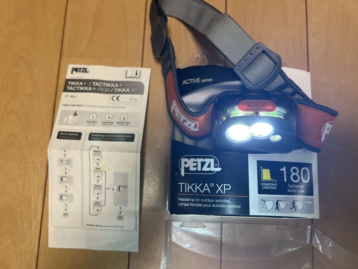 送料無料 PETZL(ペツル) ティカXP オレンジ E99HOU（未使用に近い）