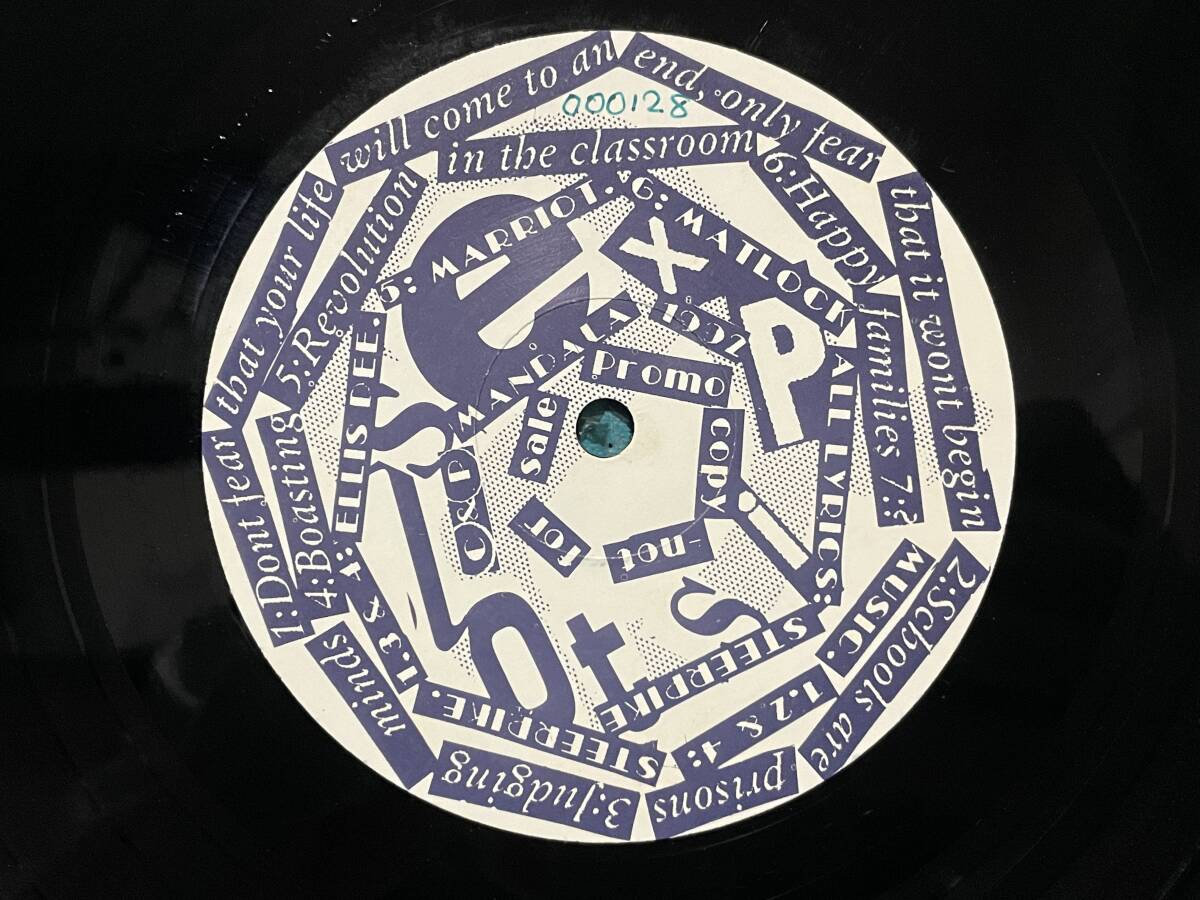  rare record UK ORG promo Press PROMO LP Ex Pistols / Deny MANDALA93 X piste ruzte knee Dave Goodman origin sex * piste ruz