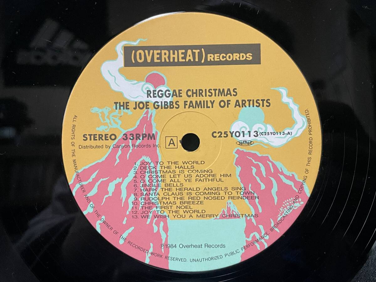 国内盤 LP The Joe Gibbs Family Of Artists Reggae Christmas ジョー・ギブス レゲエクリスマス C25Y0113 OVERHEAT records Dennis brown_画像4