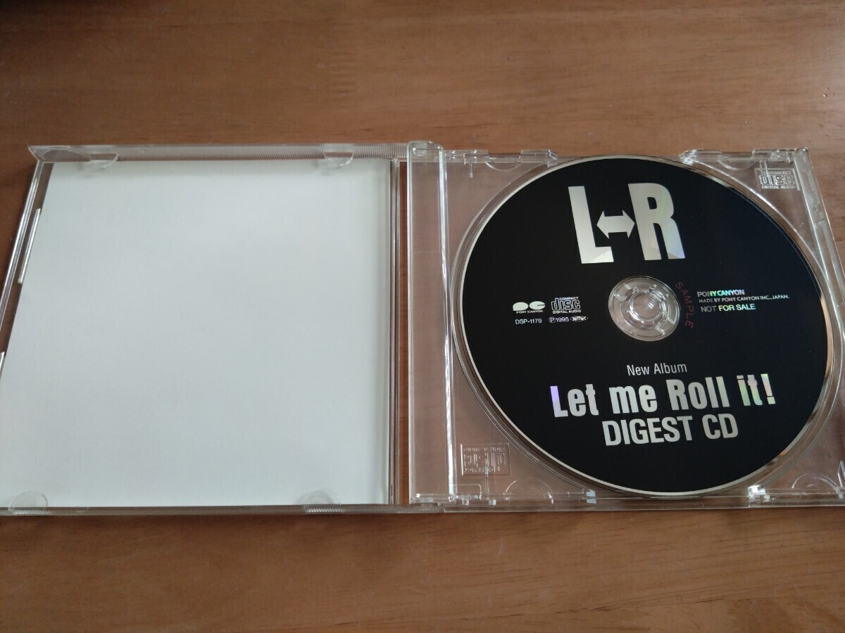 L⇔R エルアール Let me Roll it！DIGEST CD 黒沢健一　黒沢秀樹　木下裕晴　プロモーション　非売品_画像3