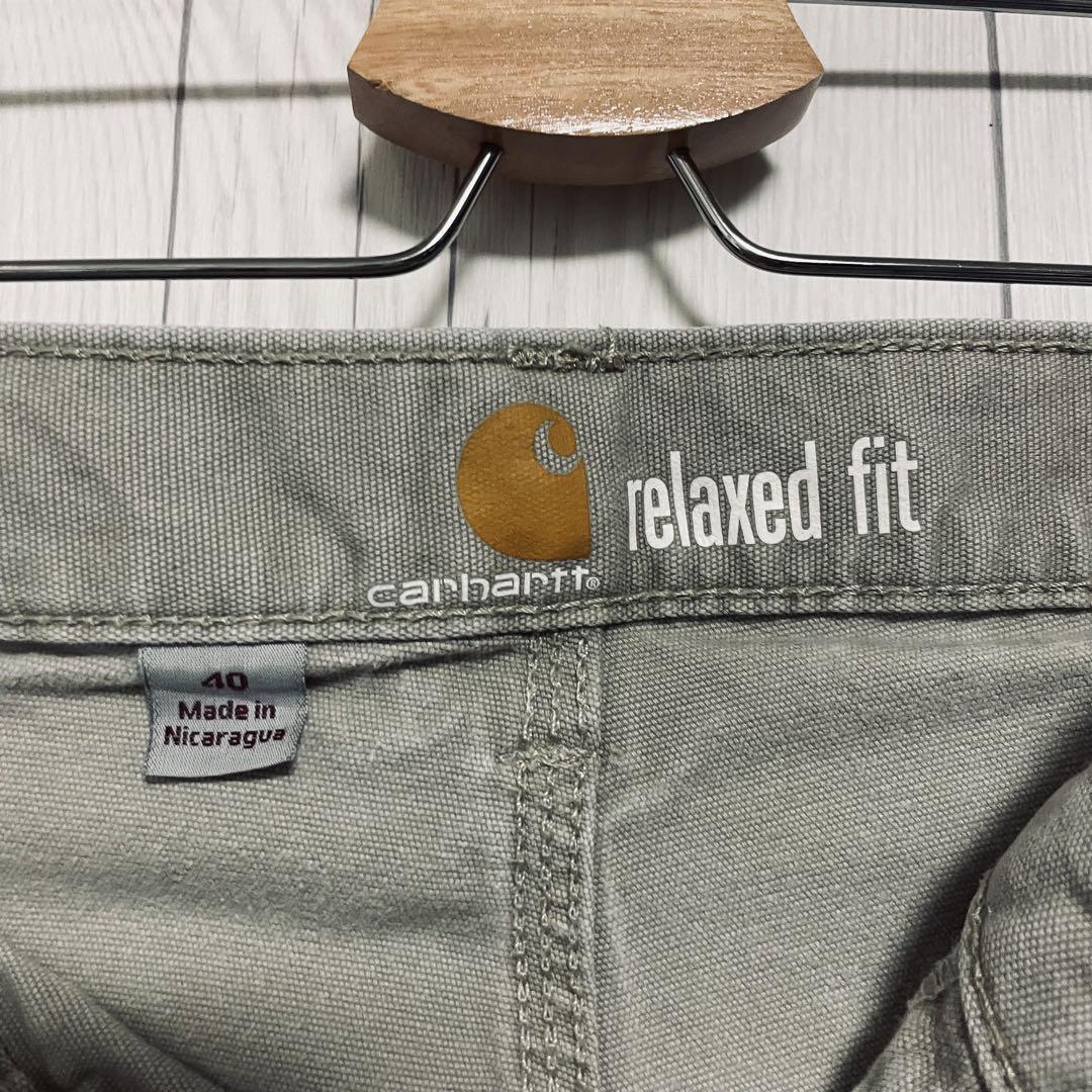 ◆ Carhartt ◆ カーハート ショートパンツ ハーフパンツ 短パン 40 ベージュ ワークパンツ_画像7