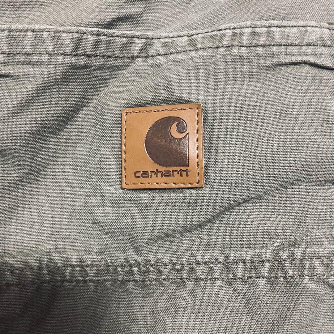 ◆ Carhartt ◆ カーハート ショートパンツ ハーフパンツ 短パン 40 ワークパンツ カーキ_画像7