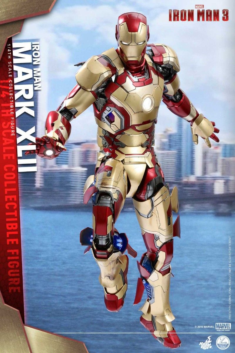 新品未開封 ホットトイズ 1/4 クォーター アイアンマン マーク42 新品未開封 ホットトイズ 1/4 クォーター アイアンマン マーク42