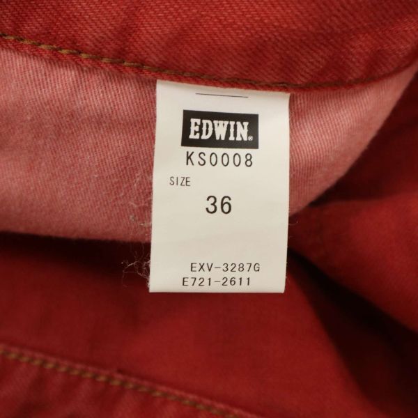 EDWIN Edwin KS0008 XV series * processing Western Denim short pants jeans Sz.36 men's large size extra-large C4B01957_4#P