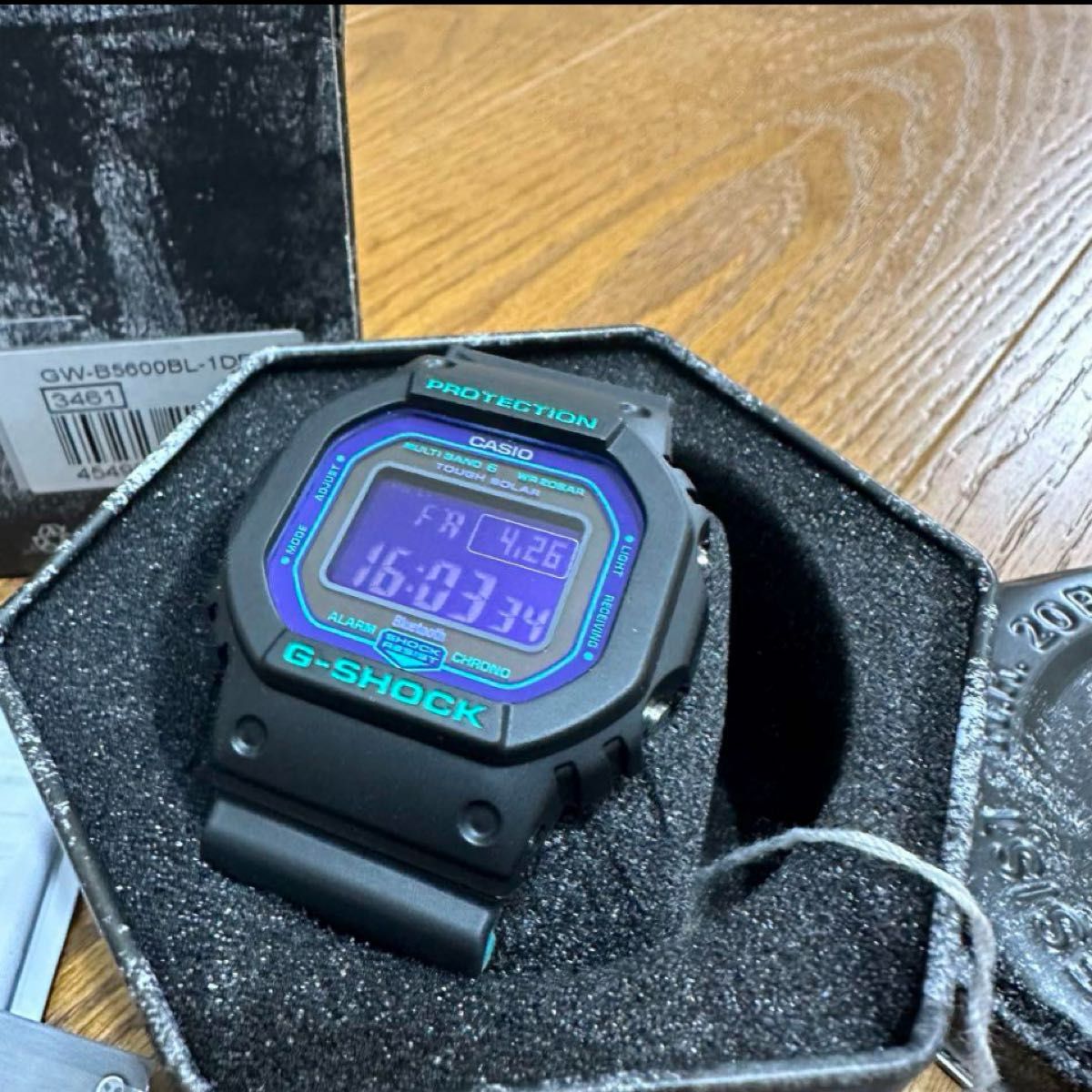 [新品・未使用品]G-SHOCK GW-B5600BL-1 CASIO 電波ソーラー腕時計 カシオ ジーショック Gショック