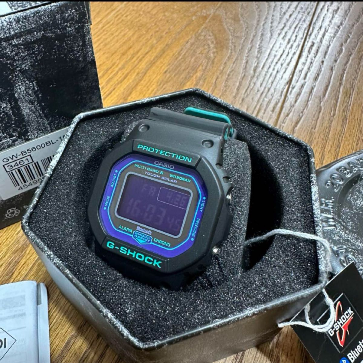 [新品・未使用品]G-SHOCK GW-B5600BL-1 CASIO 電波ソーラー腕時計 カシオ ジーショック Gショック