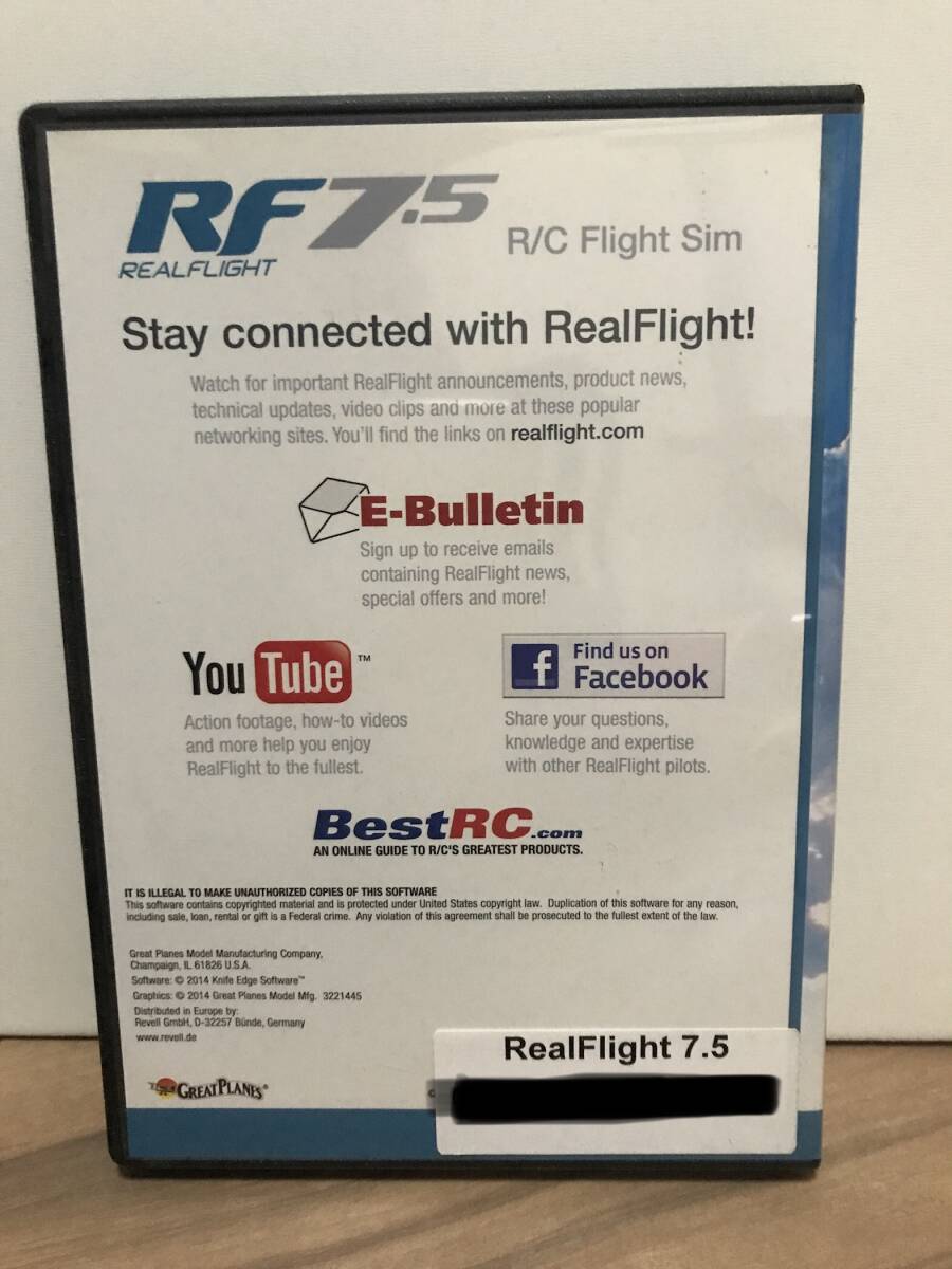 REALFLIGHT 7.5 リアルフライト RC フライトシミュレーター 飛行機 ヘリ ドローンの画像3