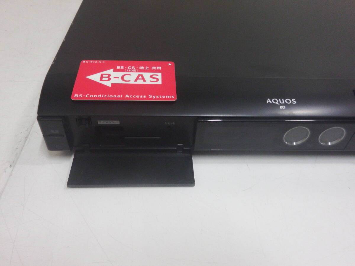 yk240515 SHARP シャープ ブルーレイディスクレコーダー BD-HD22 2008年製 250GB 難有り品_画像2