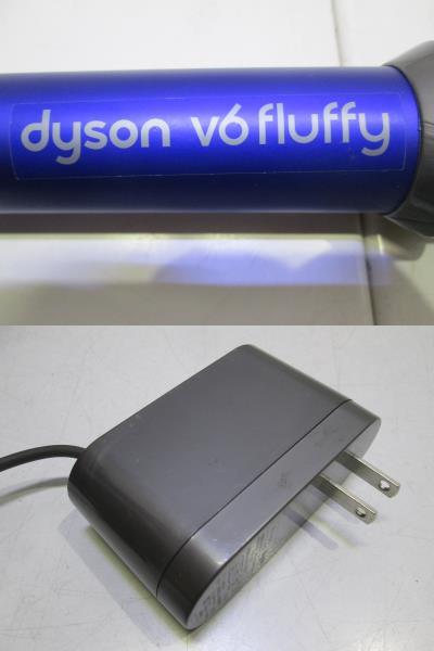 YK240508　dyson ダイソン V6 fluffy コードレス スティッククリーナー 掃除機 サイクロン 難あり_画像10