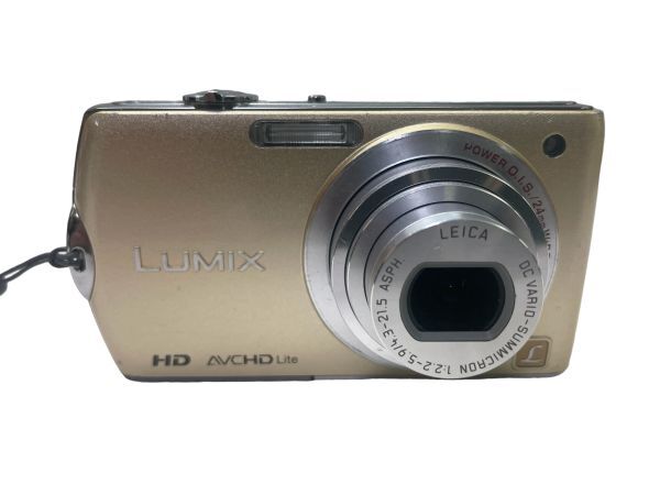 Panasonic パナソニック LUMIX DMC-FX70 コンパクトカメラ デジカメ デジタルカメラ ゴールド 広角24mm F2.2 ジャンクの画像2