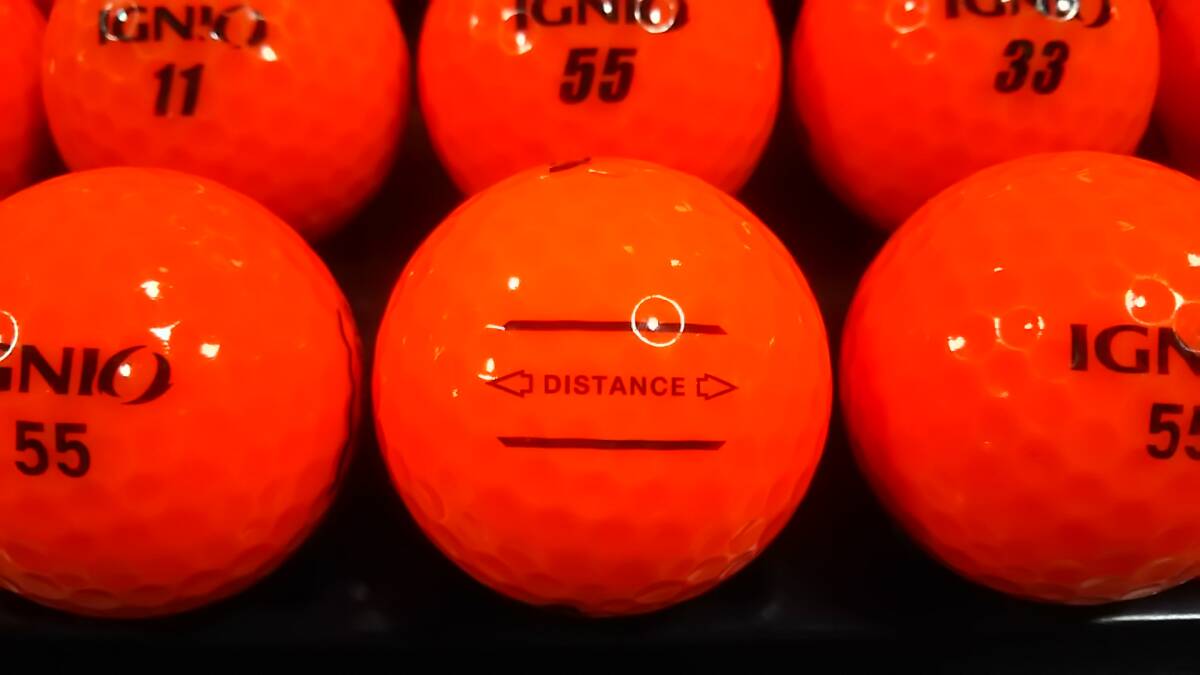 0165 A IGNIO（イグニオ）DISTANCE オレンジ 35球の画像2
