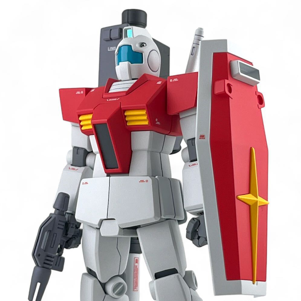 HG 1/144 RGM-79 ジム （バズーカラック装備） 塗装済 完成品 ガンプラ_画像5