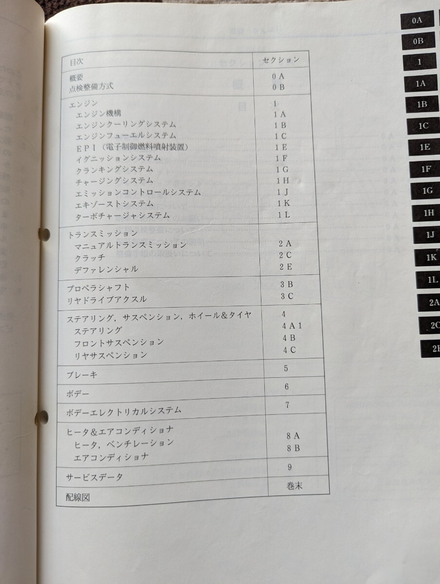  service book service manual Suzuki EA11R Cappuccino 