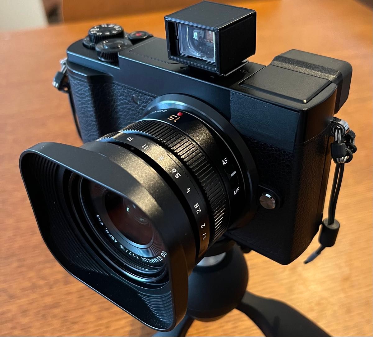 LEICA DG SUMMILUX 15mm/F1 7 ASPH H-X015-K (ブラック)角形 LEICA DG SUMMILUX 15mm/F1 7 ASPH H-X015-K (ブラック)角形