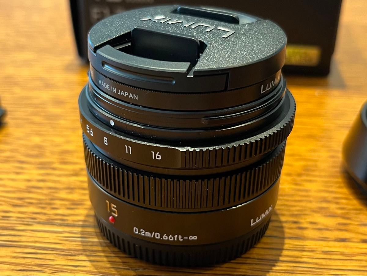 LEICA DG SUMMILUX 15mm/F1 7 ASPH H-X015-K (ブラック)角形 LEICA DG SUMMILUX 15mm/F1 7 ASPH H-X015-K (ブラック)角形