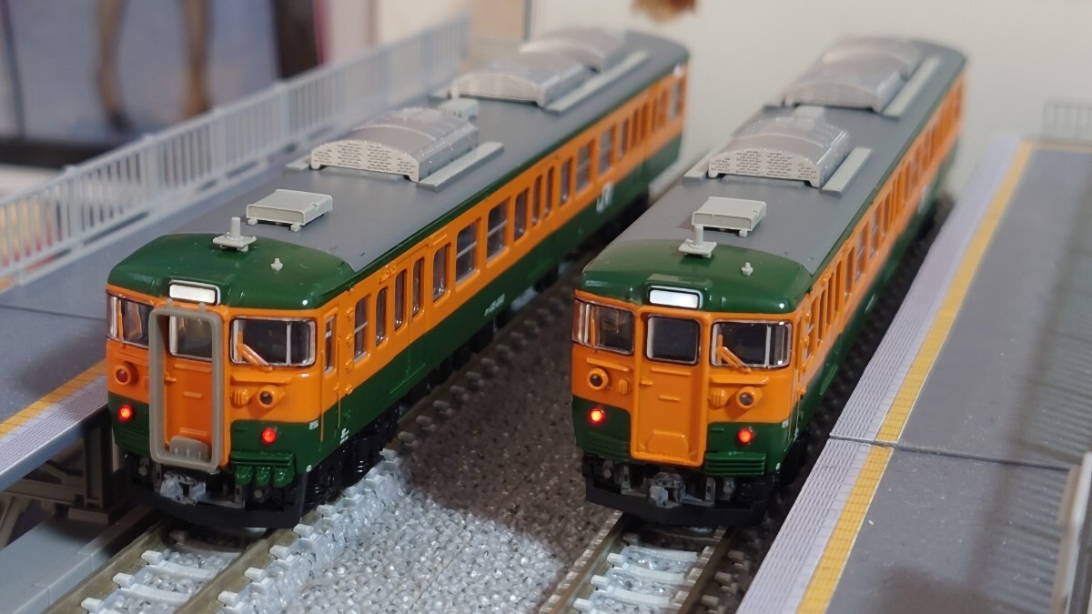 【難あり】マイクロエース A6762 115系0+800番台 分散冷房車 湘南色・小山電車区 4両セット ②_画像3