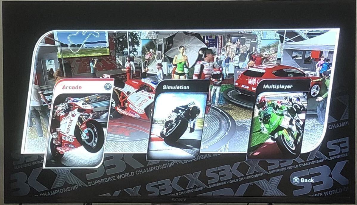 【動作確認画像あり】 海外版 PS3 SBK X SUPERBIKE WORLD CHAMPIONSHIP スーパーバイク ワールドチャンピオンシップ プレステ3 カセット_画像6