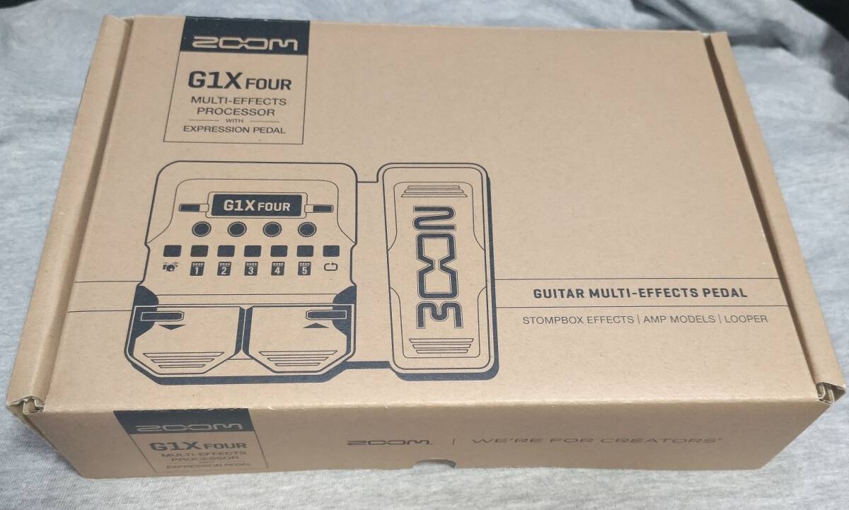 ZOOM zoom G1X Four мульти- эффектор *1 месяц покупка прекрасный товар.