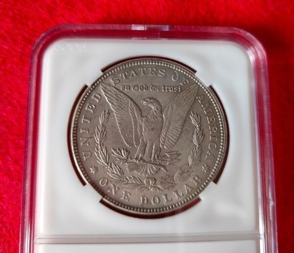 ▲ 1886年 スラブケース入り MS68 モルガンダラー Morgan 銀 モーガン 古銭の画像2