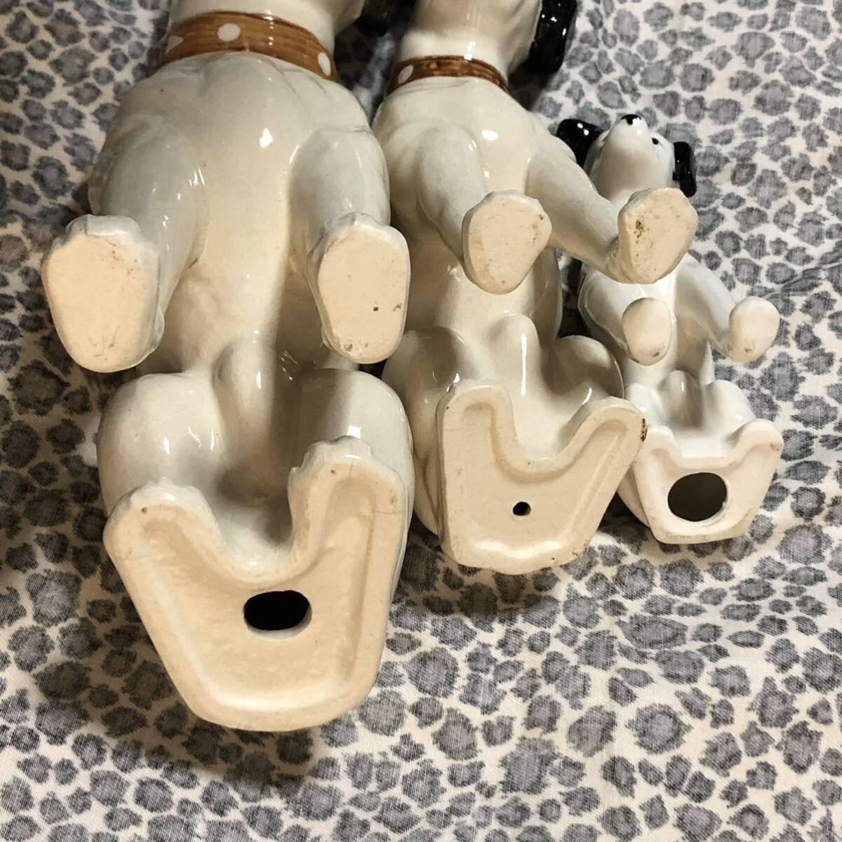 ビクター犬 ニッパー君 6匹セット 陶器 置き物 インテリア ビクター ヴィンテージ 昭和 レトロ Victor Vintage Nipper