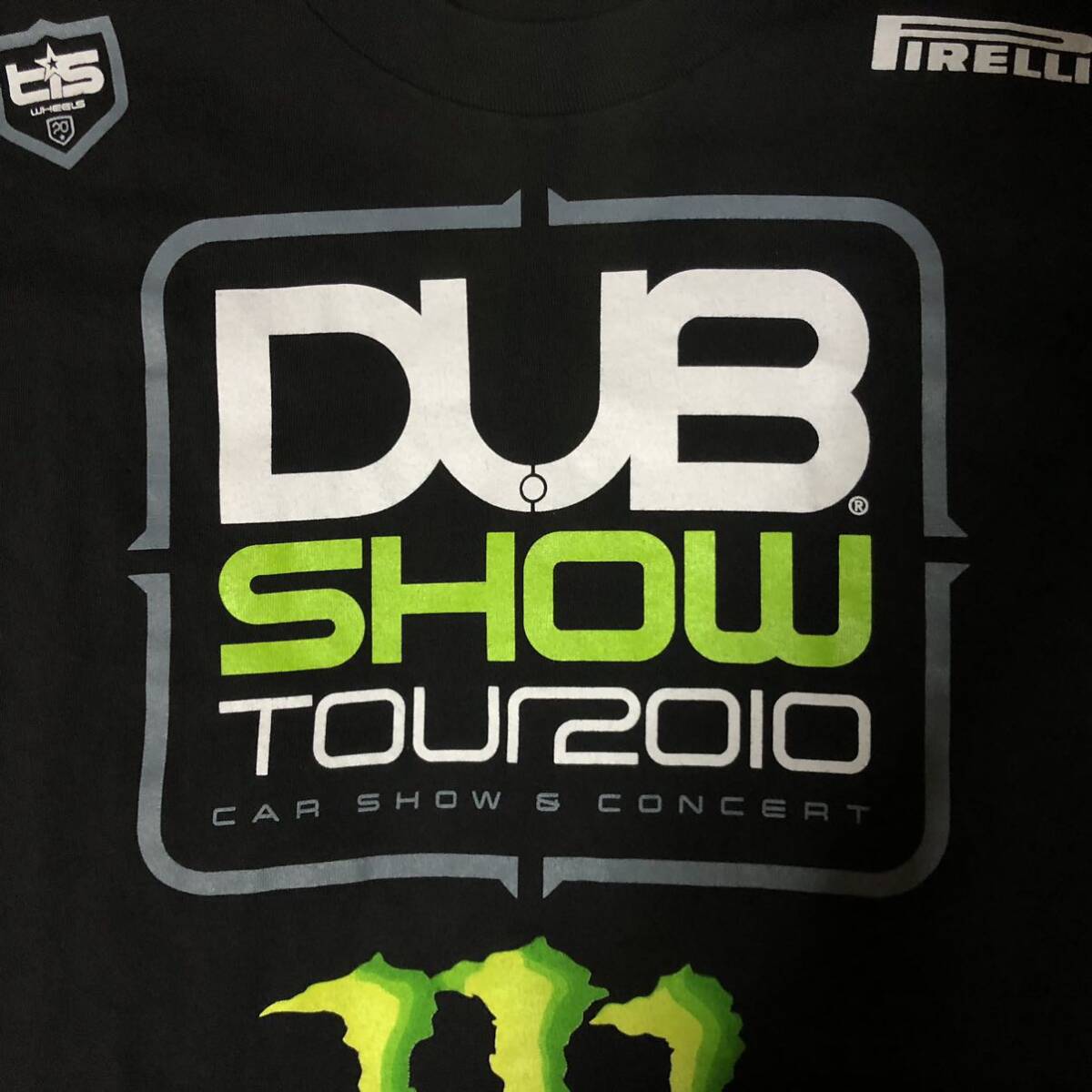 DUB SHOW TOUR 2010 Tシャツ L ブラック Monster Energy FORD PIRELLI tis WHEELS