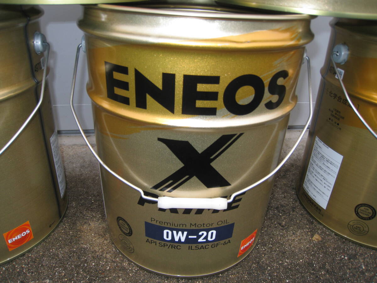 ENEOS、XPRIMEオイル，２０Lペール缶、空缶５個セット_画像7