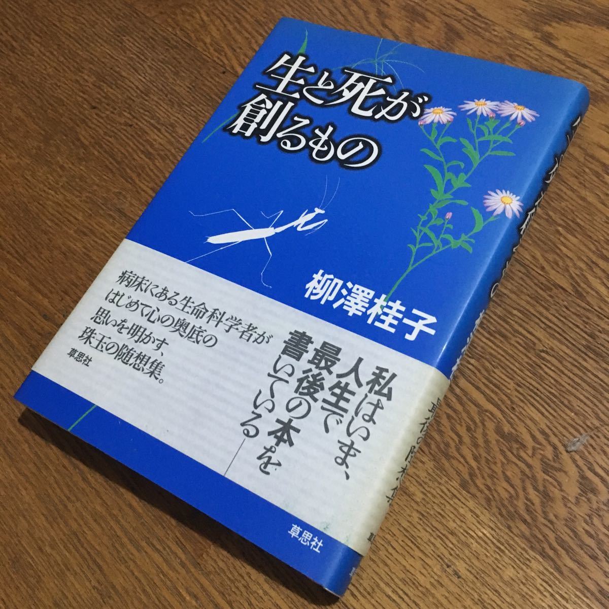 柳澤桂子☆単行本 生と死が創るもの (第1刷・帯付き)☆草思社_画像1