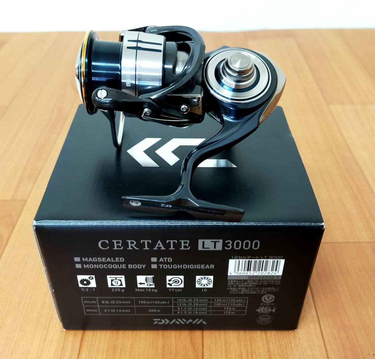 【釣り具/リール】ダイワ 19 セルテート LT3000 中古 キズ有 DAIWA CERTATE スピニングリール_画像1