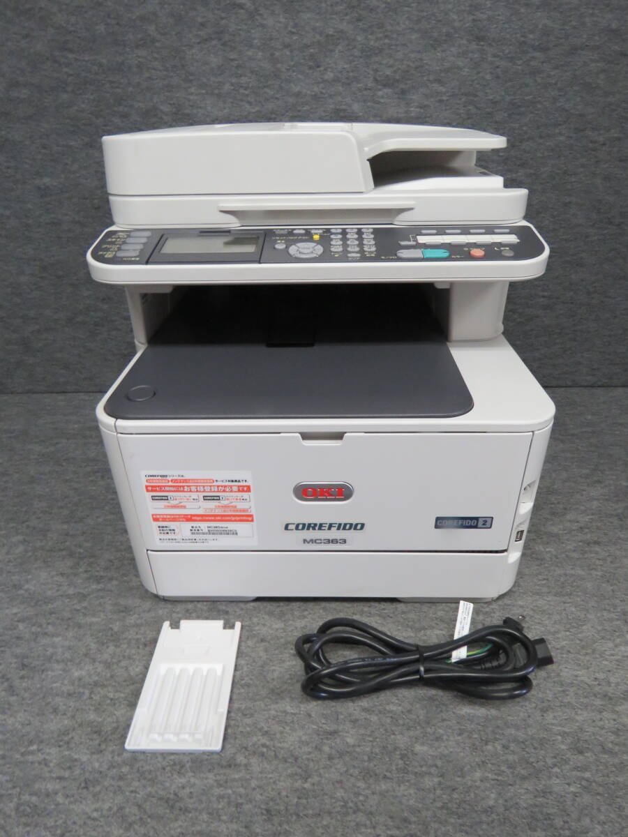 *(B)OKI MC363dnw цветная многофункциональная машина принтер сканер печать число 9,792 листов [ простой работа OK]