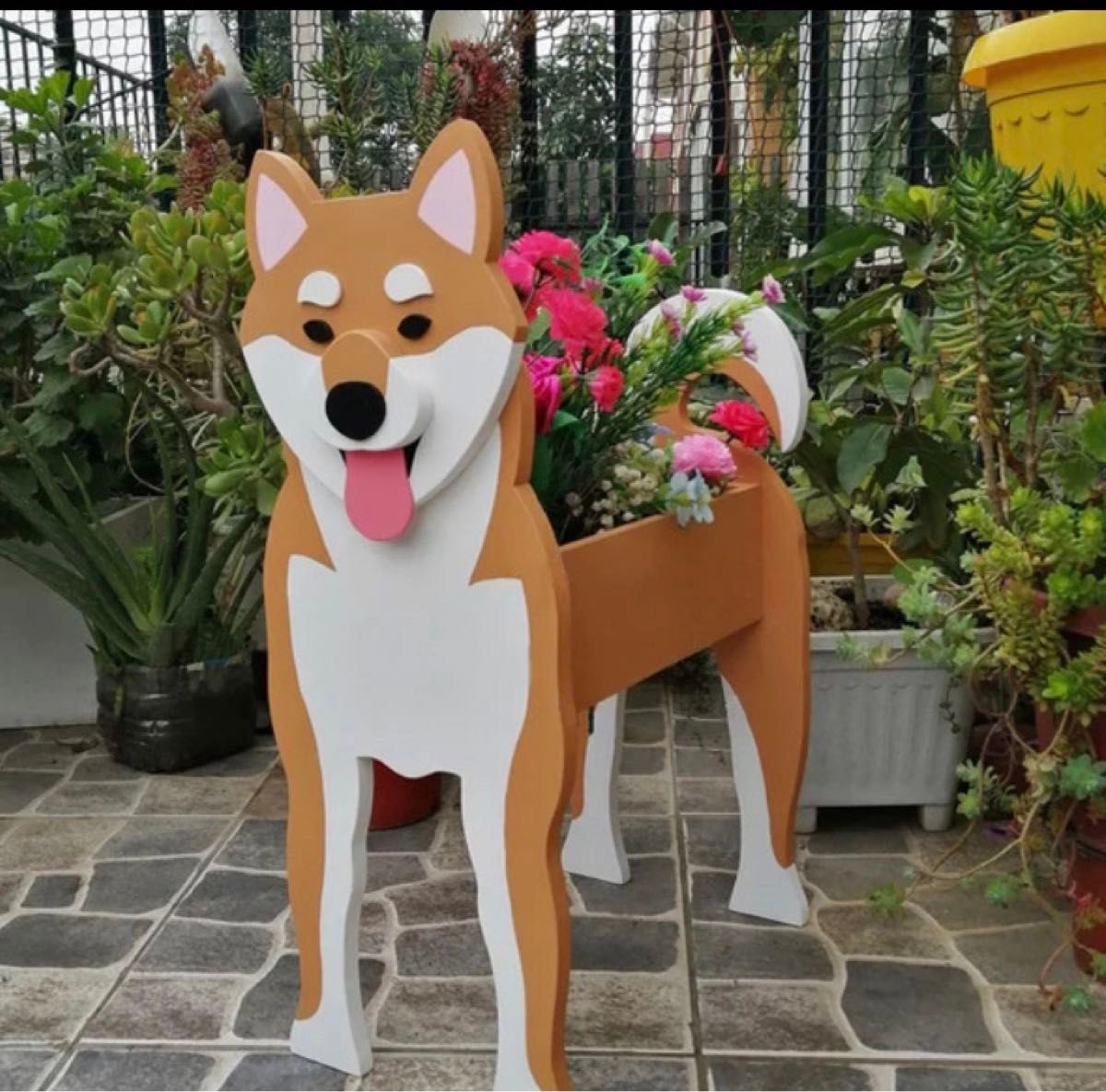 可愛い 植木鉢 犬 プランター 鉢植え 庭 花 インテリア 収納ボックス
