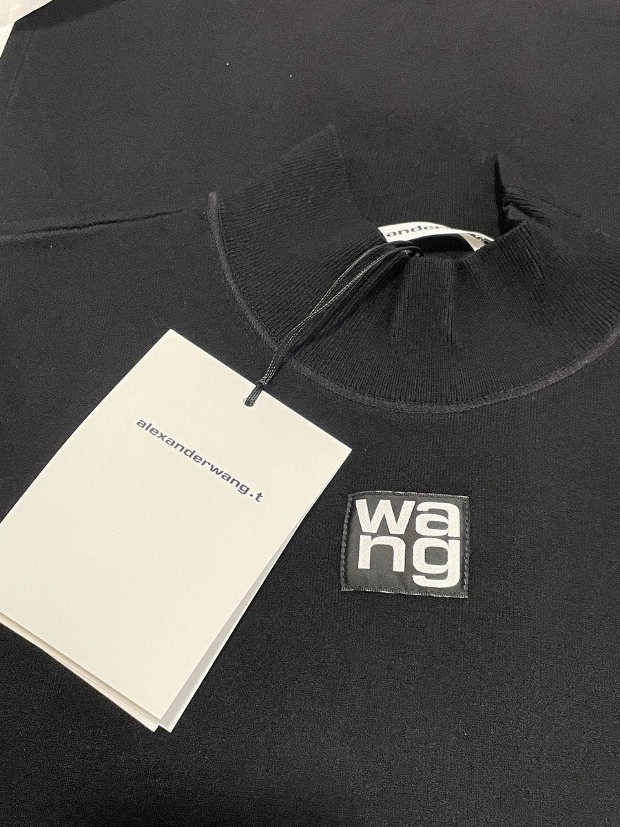 ■ Alexander Wang ボディコンニット モックネック tシャツ ドレス ■ 