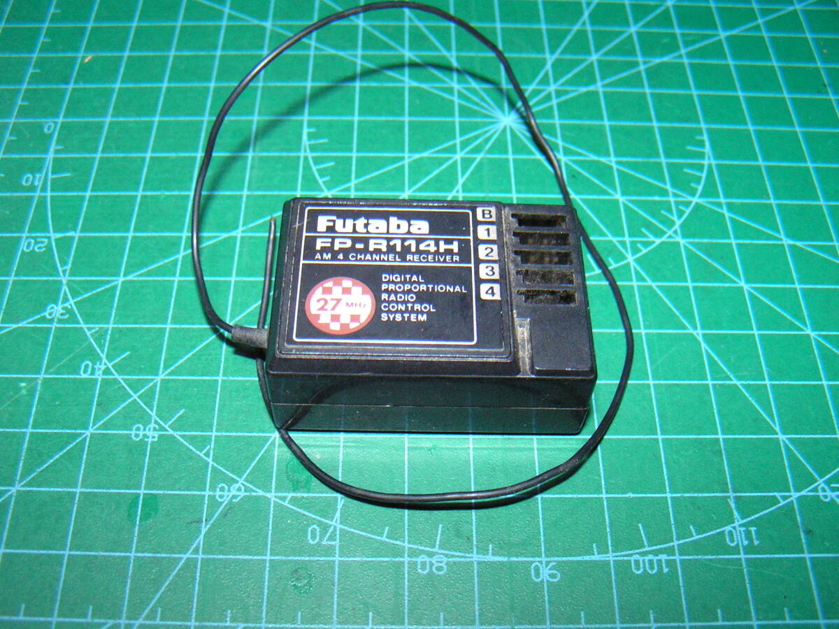 .FUTABA フタバ 4ch 受信機『FP-R114H』 ATTACK アタック 4WD AM 27MHz_画像1