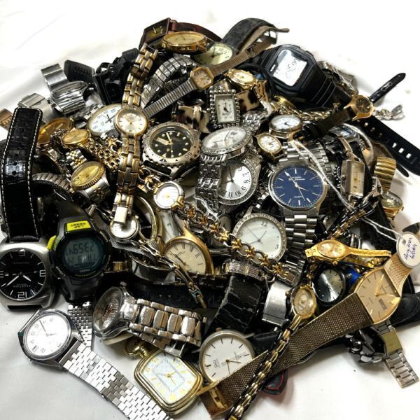 1円～！ 腕時計 大量 100点以上 4㎏超 まとめ売り ジャンク メンズ レディース SEIKO セイコー シチズン ゴールド 他 まとめて Watch R04の画像1