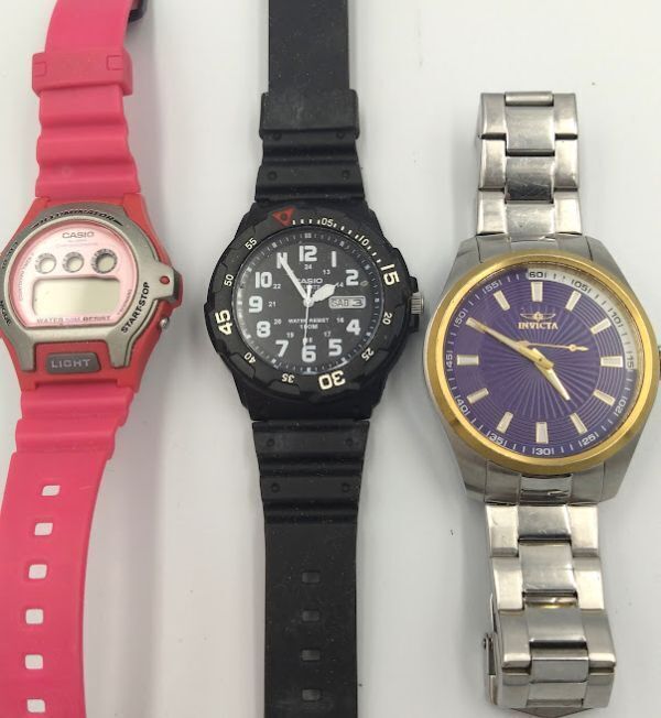  наручные часы много 150 пункт и больше 7. продажа комплектом Junk SEIKO Seiko CITIZEN INVICTA др. мужской женский др. Gold Watch комплект S03