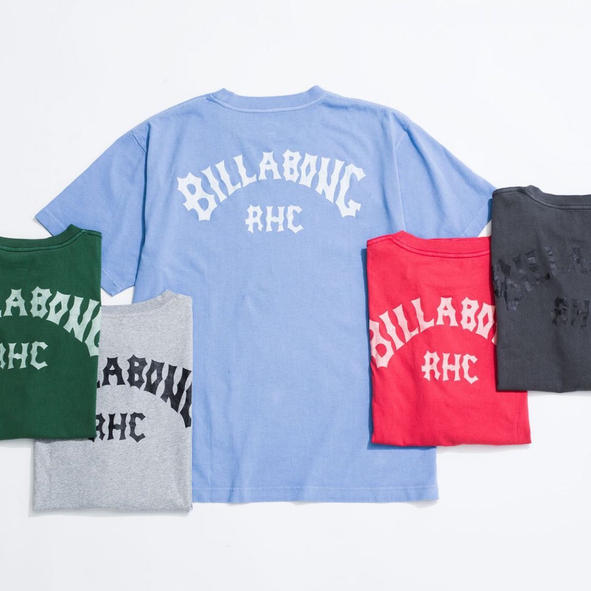 RHC × BILLABONG Logo Tee【L】ロゴティー 半袖 Tシャツ グレー  ビラボン ロンハーマン別注【新品】