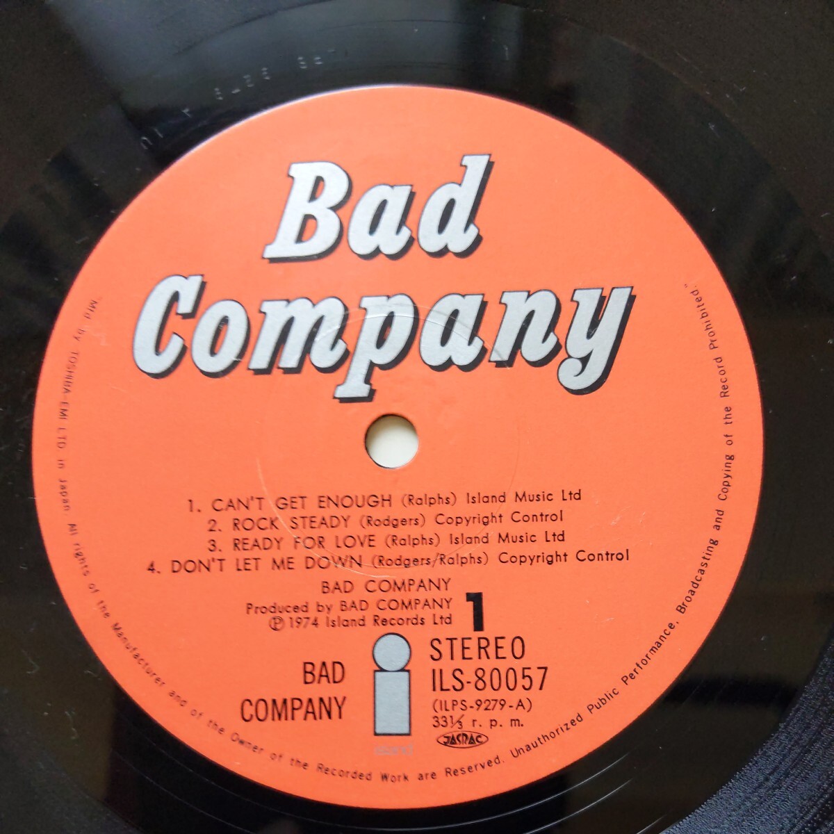 Bad Company Bad Company / バッド・カンパニー帯付き 中古レコード アナログ LP_画像7